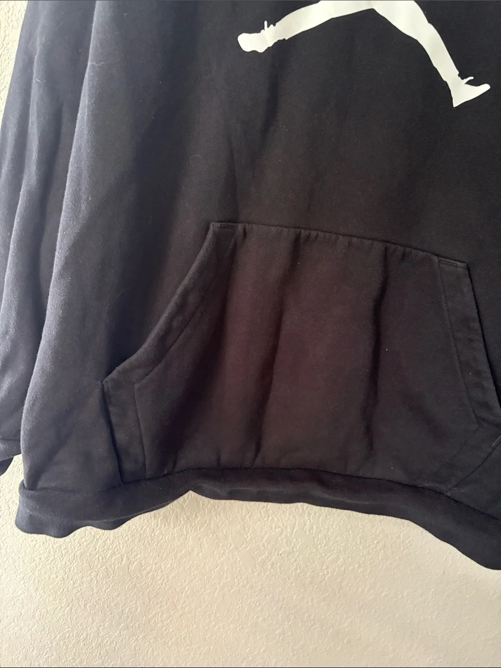 Jordan Black Hoodie with White Jumpman Logo